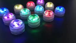 Underwater RGB Submersible Lights Wireless LED Car Interior Ambient Light Remote Control Decor Auto Roof Foot Atmosphere Lamp