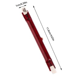 1Pc 500W Red R7 IR Infrared Halogen Outdoor Parasol Heater Tube Bulb Lamp 118mm Home Decoration Holiday Party Supplies