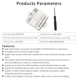SP630E LED Controller RGBCCT RGBW RGB CCT Single Color 12V 24V 5V Bluetooth Remote SMD5050 2835 COB PWM Pixel Strips Controler