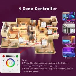 SP630E LED Controller RGBCCT RGBW RGB CCT Single Color 12V 24V 5V Bluetooth Remote SMD5050 2835 COB PWM Pixel Strips Controler