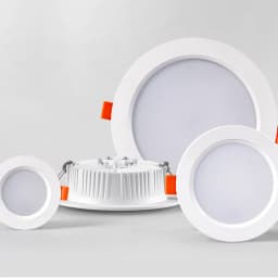 DC 12V LED Downlight Ceiling Light 24V Spotlight 3W 5W 7W 9W 12W Recessed Grille Ultra-thin Safety Voltage Round Black White