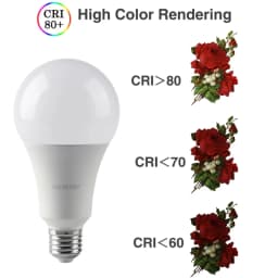10PCS Led Bulb Lamps A60/A80 E27 B22 AC120V/AC220V Light Real Power 8W-24W 3000K/4000K/6000K Lamps For Home and Office Lighting
