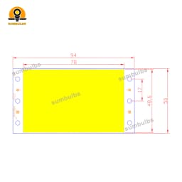DC 12V 16W COB LED Panel Light Strip Lamp Module 1600LM Ultral Bright 5 Colors Chip On Board Matrix Bulb for DIY