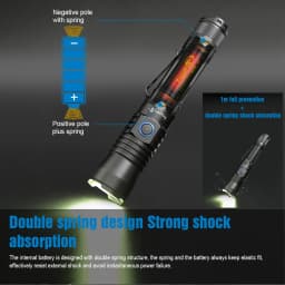 Trustfire T30R LEP Tactical Flashlight 460 Lumens La-ser 1100M Beam Range Military Rechargeable Self Defense Led Lighting Torchs