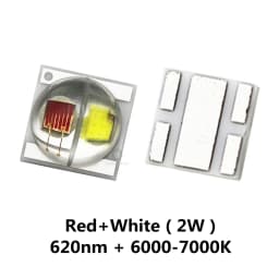 10pcs Dual Color High Power LED Chip 3535 2W 2x1W Bicolor Beads White Yellow Warm White Red Green Blue UV For Bicyle Car Light
