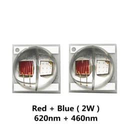 10pcs Dual Color High Power LED Chip 3535 2W 2x1W Bicolor Beads White Yellow Warm White Red Green Blue UV For Bicyle Car Light