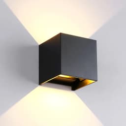 MARPOU Led Wall Lamp Outdoor/ Indoor Waterproof IP 65 Surface Mounted LED Up and Down  Wall Light Porch Garden 9W AC 90-260V