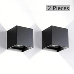 MARPOU Led Wall Lamp Outdoor/ Indoor Waterproof IP 65 Surface Mounted LED Up and Down  Wall Light Porch Garden 9W AC 90-260V