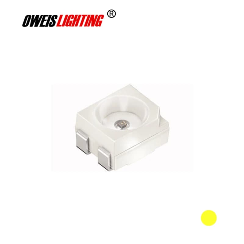 50PCS LYE67F 3528 YELLOW SMD LED Common Cathode PLCC-4 2.05-2.2V 50mA 592-595nm ( LY E67F-AACA-46-3B5A )