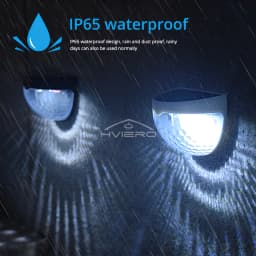 Solar Hedge Light 6LED Half Round Ladder IP65 Waterproof Courtyard Garden Balcony Wall Lamp Induction Decoration Lighting Bright
