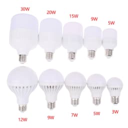1pc LED Bulb E27 Lamp DC 12V LED Light 5W 7W 9W 12W15W 20W 30W For Led Light Bulbs 12-85V Low Pressure Bulb Light