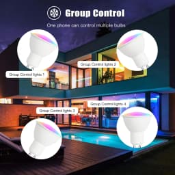 EWelink GU10 Smart Zigbee Wifi Led Light Bulbs 5W GU10 RGB CW WW Spotlight Lamp For Alexa Google Yandex Alice Smartthings 1-6pcs