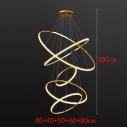Nordic Home Decoration, Stair Chandelier, Living Room and Dining Room Pendant Lights, Ceiling Light, Indoor Lighting