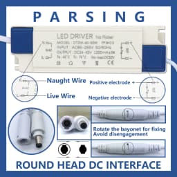 LED Driver 40-50W 1200mA AC 110V 220V to DC 24V 36V 42V Lighting Transformer Panel Light Ceilling Lamp Power Supply Adapter