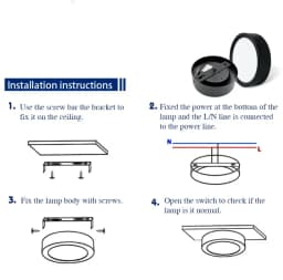 Led Downlights 220V Ceiling Spot Lamp 9W 12W 18W Down Light Surface Mounted Panel Lighting Kitchen Fixture for Room Home Decor