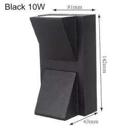 Aluminium Wall Lamp Waterproof Outdoor LED Wall Light IP65 Garden Lighting Lamp for Sconce Balcony Decoration AC110V 220V