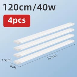 120cm Led Tube Light T5 T8 For Home 110V 220V Led Lamp Tube Bar 40W 60W 4ft Led Tube Light 1200mm /1000mm/ 900mm Tube Lighting