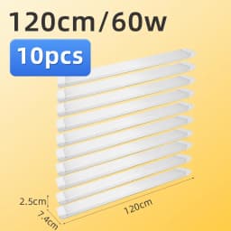 120cm Led Tube Light T5 T8 For Home 110V 220V Led Lamp Tube Bar 40W 60W 4ft Led Tube Light 1200mm /1000mm/ 900mm Tube Lighting