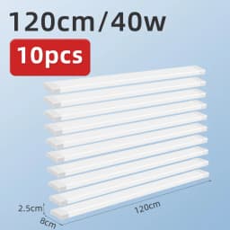 120cm Led Tube Light T5 T8 For Home 110V 220V Led Lamp Tube Bar 40W 60W 4ft Led Tube Light 1200mm /1000mm/ 900mm Tube Lighting