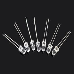 5mm Cyan 490nm Ice Blue 480nm DIP LED Light-Emitting Diode High Luminous DC3.2-3.4V 20mA for Traffic Lights