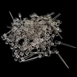 5mm Cyan 490nm Ice Blue 480nm DIP LED Light-Emitting Diode High Luminous DC3.2-3.4V 20mA for Traffic Lights