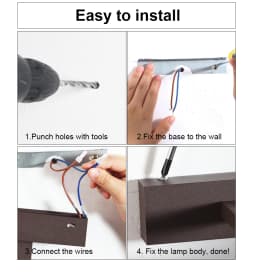 LUCKYLED Modern Led Bathroom Light Waterproof Mirror Wall Lamp 16W 20W AC85-265V Painting Wall Light Fixture Sconce Living Room