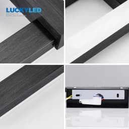 LUCKYLED Modern Led Bathroom Light Waterproof Mirror Wall Lamp 16W 20W AC85-265V Painting Wall Light Fixture Sconce Living Room
