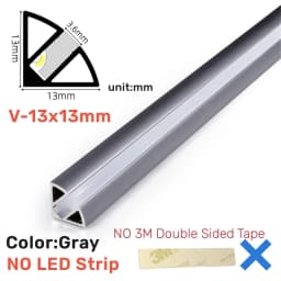Invisible H7mm LED Oblique Beam Aluminum Profile Surface Mounted Ultra-thin Cabinet Layer Edge Shelf Panel Hard Bar Strip Lights