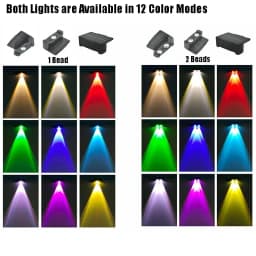 1/6Pcs Solar Wall Light IP65 Waterproof LED Outdoor Spotlight Powered Decoration Porch Illumination Fence Balcony Garden