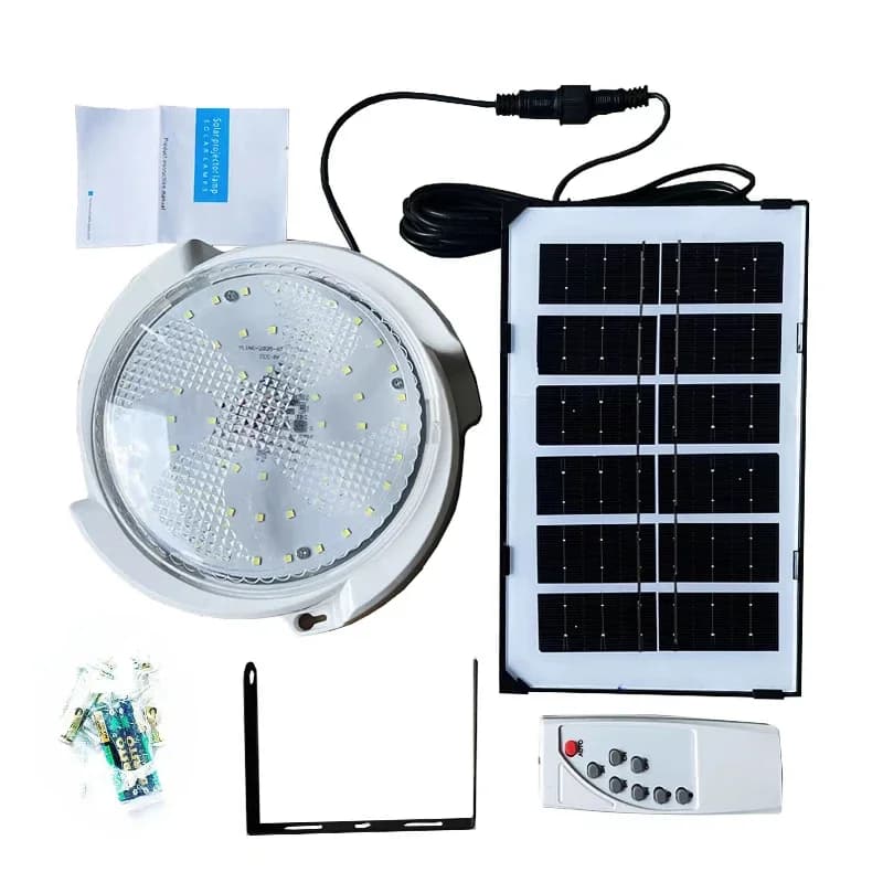 Solar Lights Indoor Home Top Ceiling House Outdoor Garden Pendant Light Panel Lamp Fixture For Corridor Garden Living Room