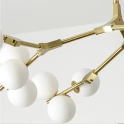 Modern Glass Balls Ceiling Chandeliers Lustre Salon Branch Home Led Hanging Lamp for Living Dining Room Bedroom Lighting Fixture