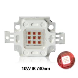10W High Power LED Chip IR Infrared 730nm 850nm 940nm Emitter Light Lamp Matrix 730Nm 850Nm 940nm For DIY Night Vision Camera