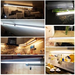 Led Tube Light 85-265V Led Bar Lamp Under Cabinets Lamp Tube Ceiling Wall Lamps Home Indoor Lighting Fixture For Kitchen Bedroom