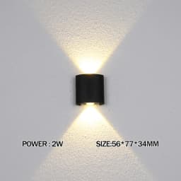 LED Wall Lamp Waterproof Outdoor Wall Light Porch/Garden/Bedroom Indoor Modern Nordic Sconce Luminaire 2/4/6/8/10/12W AC85-265V