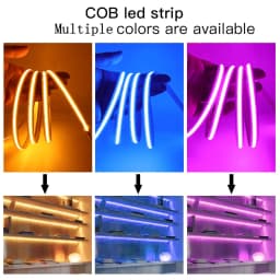 DC5V USB COB LED Strip Battery Power Flexible LED Strip Light 320LED High Density Linear Light with Adhesive Tape for Backlight