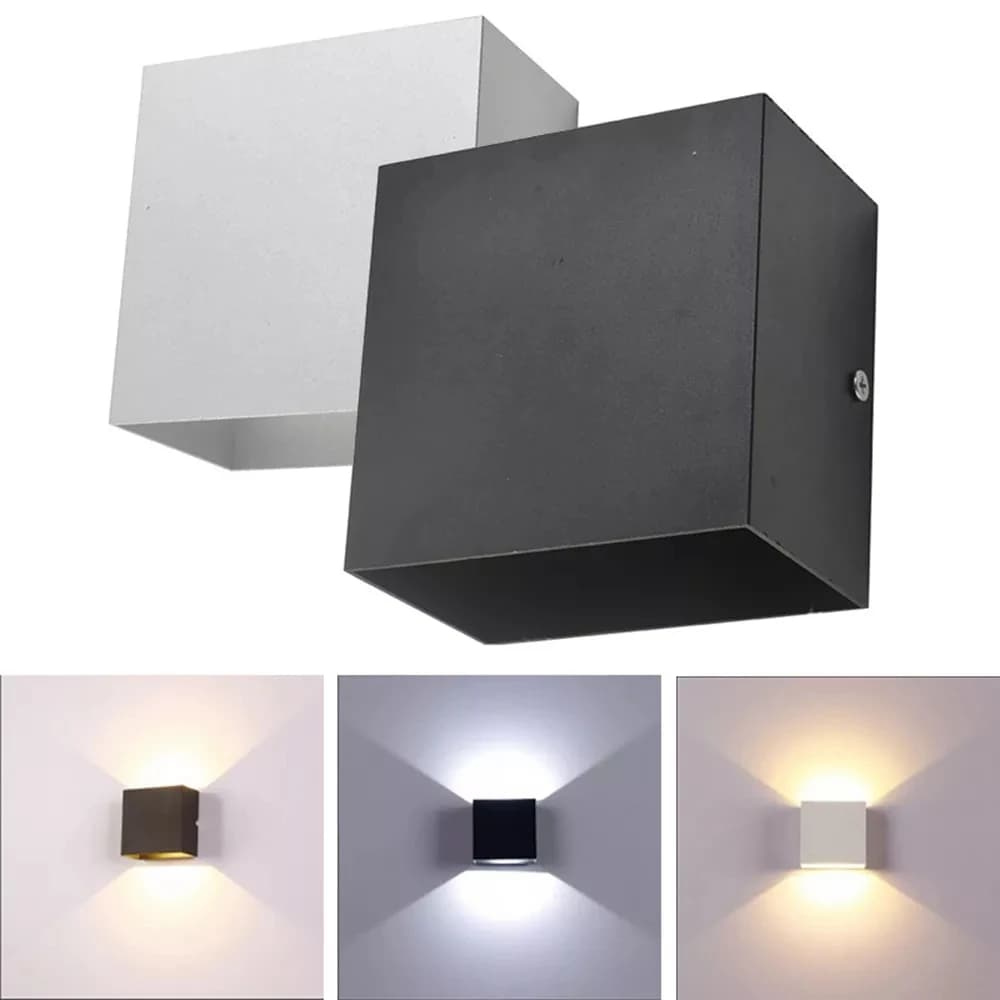 Cube COB LED Indoor Lighting Wall Lamp Modern Home Lighting Decoration Sconce Aluminum Lamp 6W 85-265V For Bedside Aisle