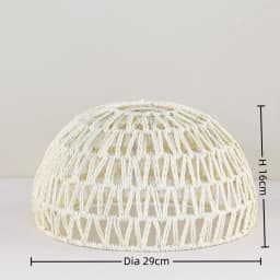 Decoration  Hand-woven Retro Paper-rope Lampshade Chandelier Rattan Light Cover For Cofe , Home, Hotel