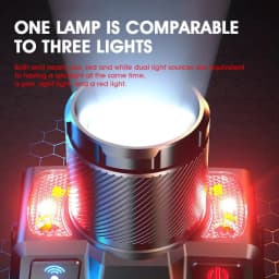 SUPERFIRE Super Bright Headlamp HL25-A LED Sensor Headlight Waterproof USB C Rechargeable Work Light Fishing Zoomable Camping
