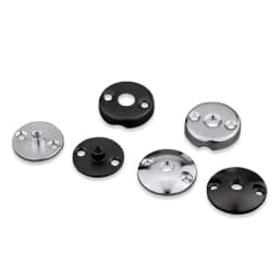 M10 M8 M6 Inner And Outer Nut Circular Square Machine Tool Base Table Lamp Fixing Plate Base Hose Bracket Bottom Bracket