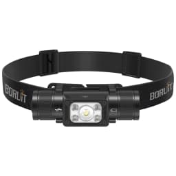 BORUiT HP340/HP350 LED Headlamp Type-C Rechargesble Powerful Headlight Waterproof Camping Fishing Head Torch Emergency Lantern