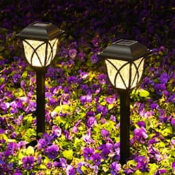 1-10Pack Solar Yard Lights Bright Lawn Lights Outdoor Waterproof Led Solar Pathway Lights Landscape Path Lights
