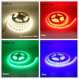 Led Strip Light 5630 5730 Waterproof IP65 12V 5M Warm 3000K 6500K Cold White Nature White 4000K Red Green Blue Flexible Tape