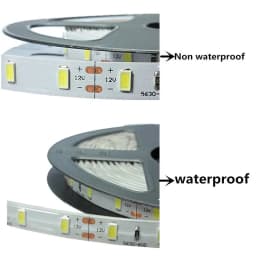 Led Strip Light 5630 5730 Waterproof IP65 12V 5M Warm 3000K 6500K Cold White Nature White 4000K Red Green Blue Flexible Tape