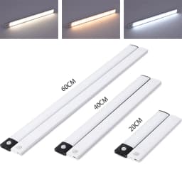 Night Light Motion Sensor Lights USB LED Wireless Under Cabinet Light For Kitchen Cabinet Bedroom Wardrobe Interior night lights