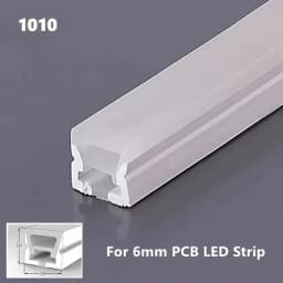 Narrow Silicon Gel LED Neon Tube Rope Lamp Flexible Linear Silicone Diffuser Channel Waterproof Cabinet Closet Car Decor Light