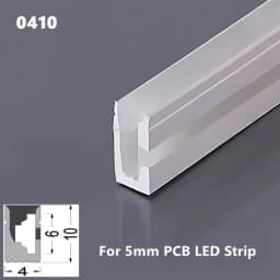 Narrow Silicon Gel LED Neon Tube Rope Lamp Flexible Linear Silicone Diffuser Channel Waterproof Cabinet Closet Car Decor Light