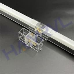 Hexagon Light Adjustable Suspension Rope and Splicing Connector All Copper 2Pin V/Y/L/T/I Cable LED Tube Lamp for Garage Ceiling
