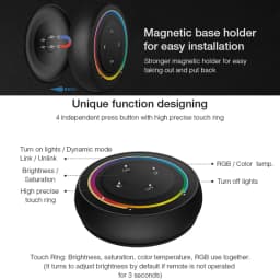 Miboxer LED Controller Set Dual White Single Color FUT035SA+ RGB RGBW RGB+CCT FUT037SA+ 2.4G Sunrise Remote Rainbow 12V-24V