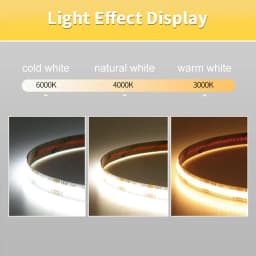 Linear Dimmable 24V 12V COB LED Strip Lights 8mm 320LEDs/M Flexible LED Tape Ribbon for Room Decor 3000K 4000K 6000K 5M 10M
