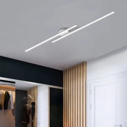 Long Aluminium LED Ceiling Light Modern Creative Design Ceiling Lamp Indoor Lighting Fixture Hallway Balcony Aisle Office Lustre